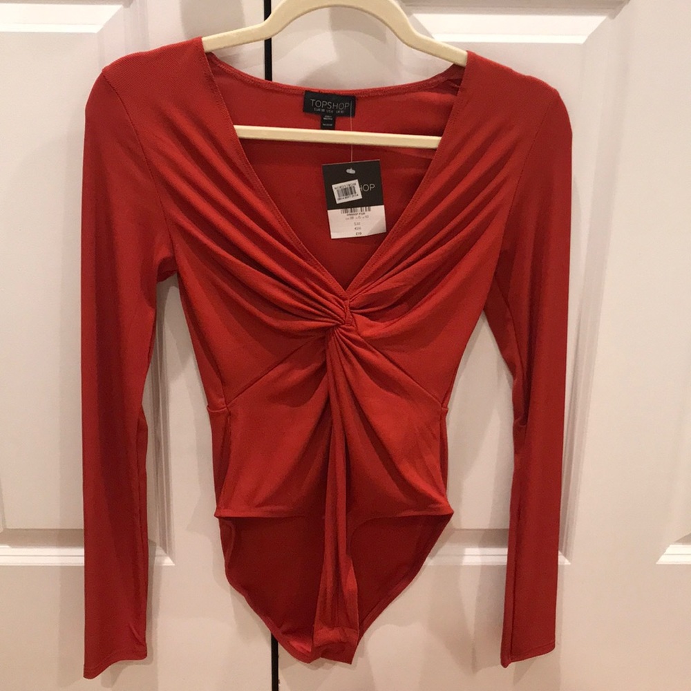 Topshop long sleeve bodysuit